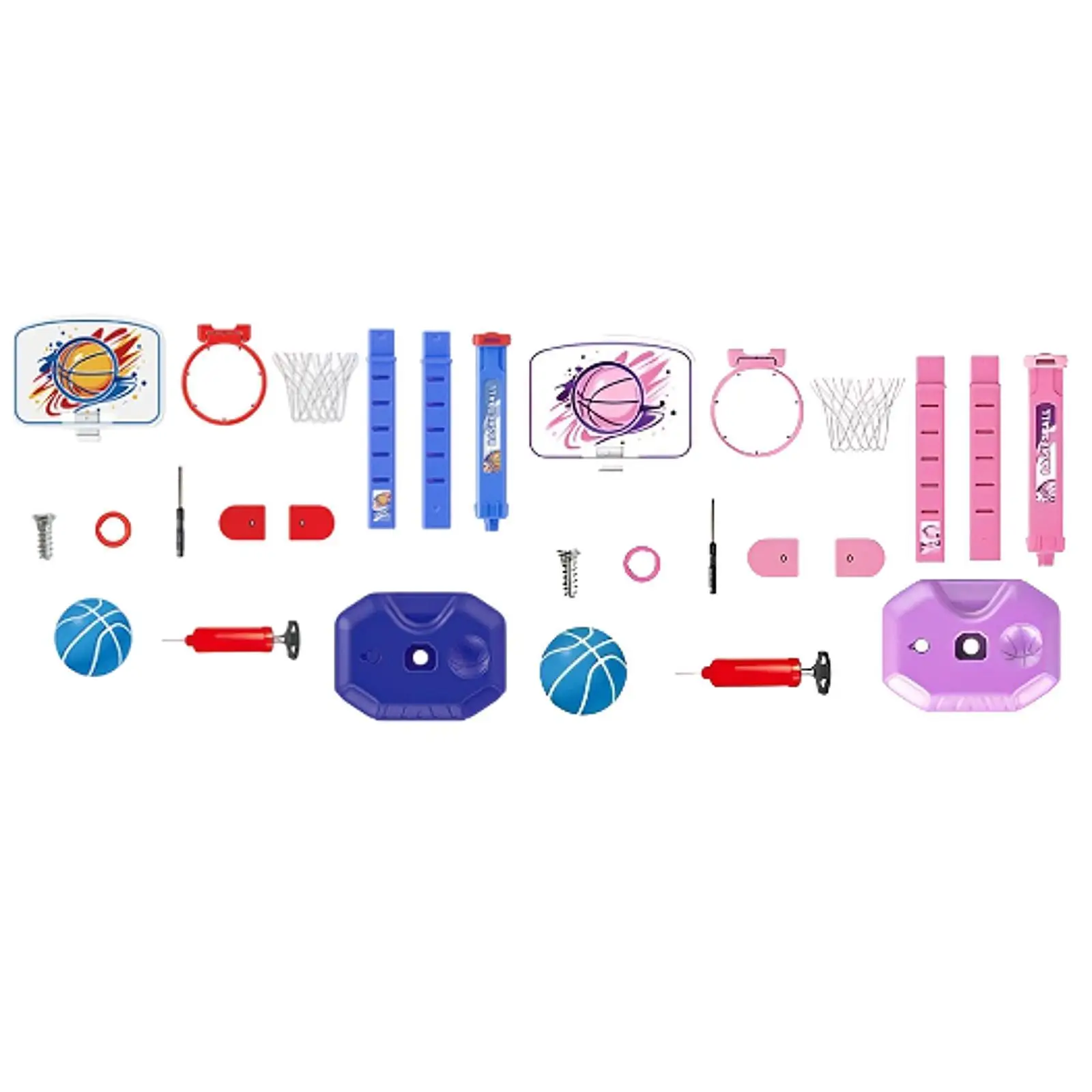 Basketbalring voor kinderen, speelgoed voor binnen en buiten, draagbare basketbaldoelen, interactiespelspeelgoed