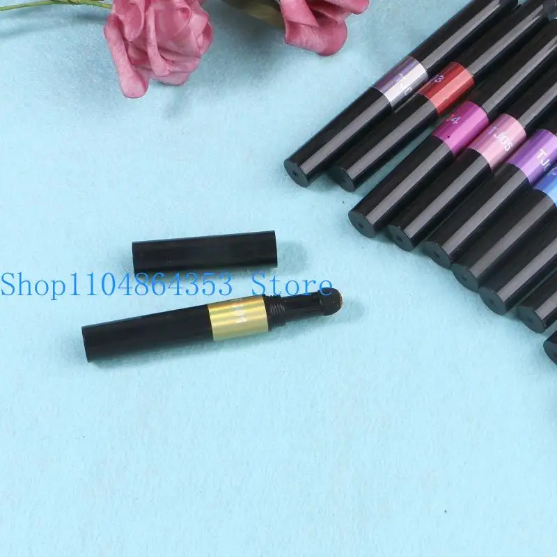 Luftkissen-Pulverstift, 12 Farben, Spiegeleffekt, Kunstharzgusswerkzeuge für DIY-Harz, Kunsthandwerk, Dekoration, Nagelkunst-Design