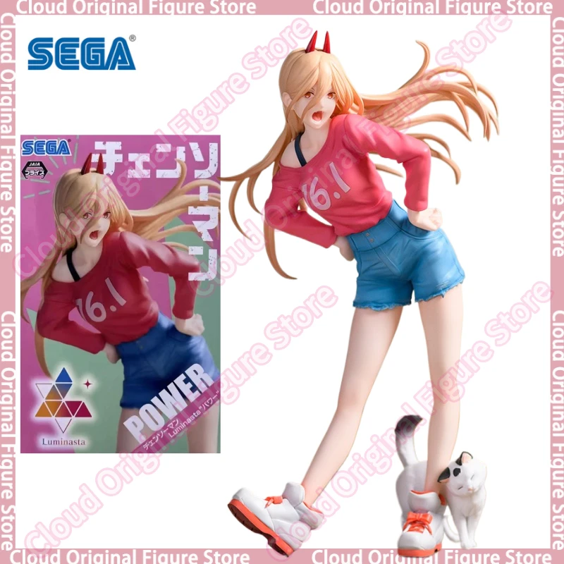 

In Stock 100% Original SEGA Chainsaw Man 22cm Power Action Figure Adult Collection Model Doll Toys for Kids Droppshiping Hobby