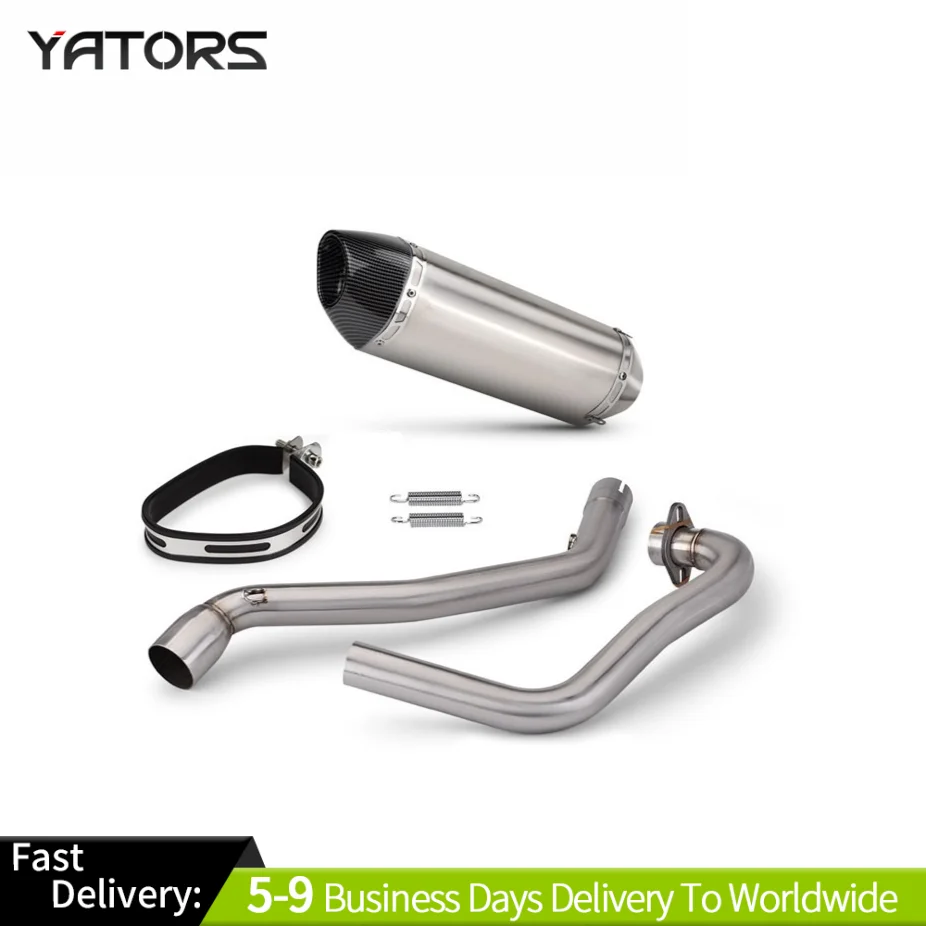 

Slip-on For Suzuki Gixxer250 SF250 Full System Exhaust Front Link Pipe Muffler Exhaust Systems Exhausts Pipes