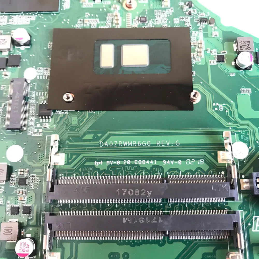 DA0ZRWMB6G0 For Acer E5-574G V3-575G F5-572G F5-572 Laptop Motherboard With i5-6200U i7-6500U CPU 940M 2GB GPU DDR3L