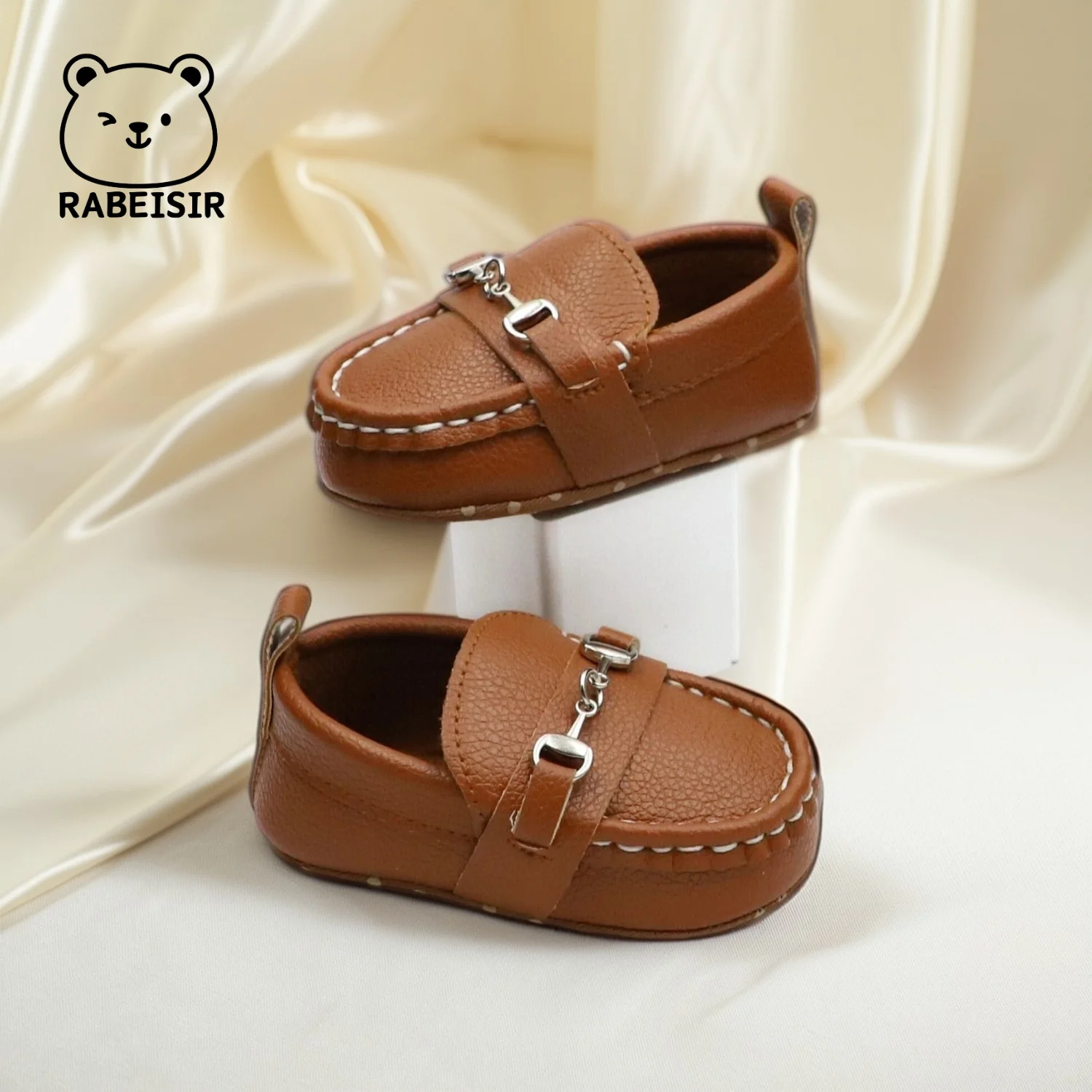 Casual Slip On Low Top Loafer Shoes For Baby Boys, Lightweight Comfortable Non Slip Flat Shoes For Indoor Outdoor Walking, Sprin image 4