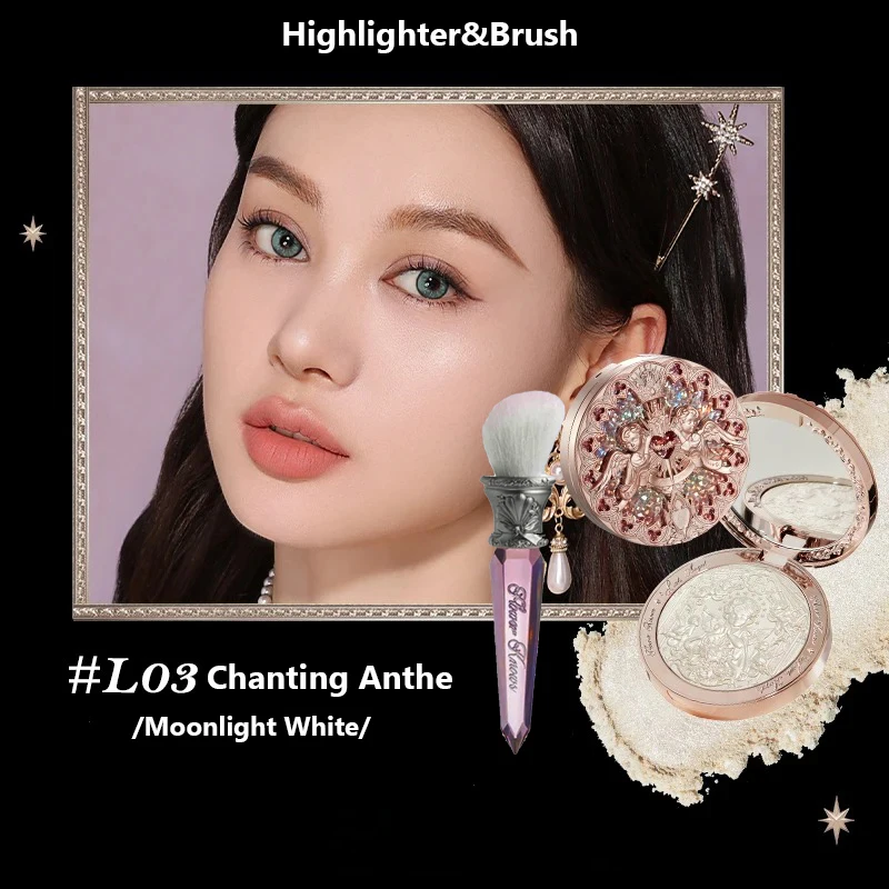 The Flower Knows Little Angel Collection Relief Highlight Gesichtspuder iluminador Makeup Contour Highlighter Palette 8g/0,3Fl.oz