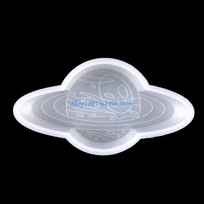 قالب ضوء الليل قالب راتنجات الايبوكسي قالب سيليكون سحابة الكوكب ثلاثي الأبعاد لمصباح السرير #3