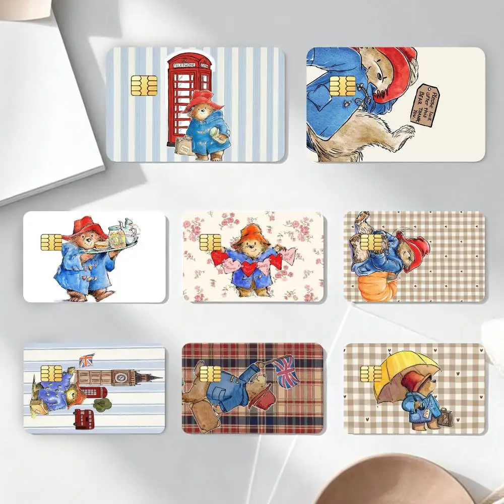 

P-Paddington-N B-Bear Sticker Decoration Creative Bank Card Bus Metro Waterproof Sticker
