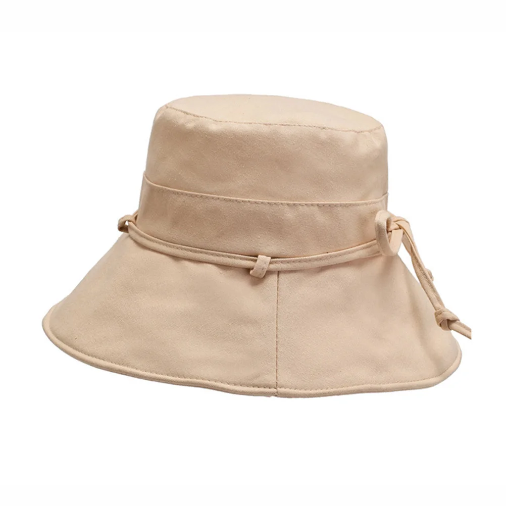 1 قطعة قبعة الحماية من الشمس 56-58 سنتيمتر الكاكي قبعة بحافة للنساء واسعة حافة خفيفة الوزن تنفس في الهواء الطلق الشاطئ السفر الصيد التنزه