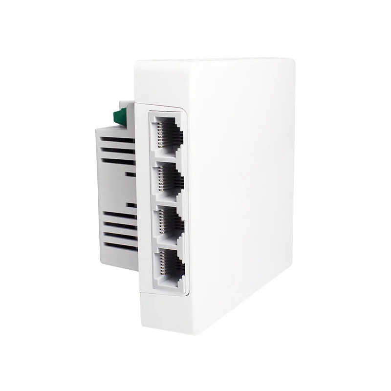 Mt7621 1800Mbps 11ax Wifi6 ثنائي النطاق في تطبيق لاسلكي على الحائط مع 1 Wan 4 Lan منافذ جيجابت جدار جبل نقطة وصول لاسلكية واي فاي