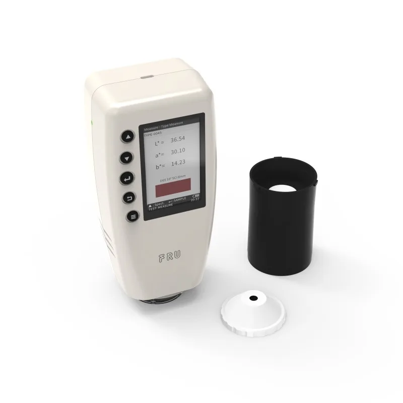 High Quality Portable Accurate Colorimeter WR18 Color MeterSwitchable Caliber with 4mm 8mm WR10