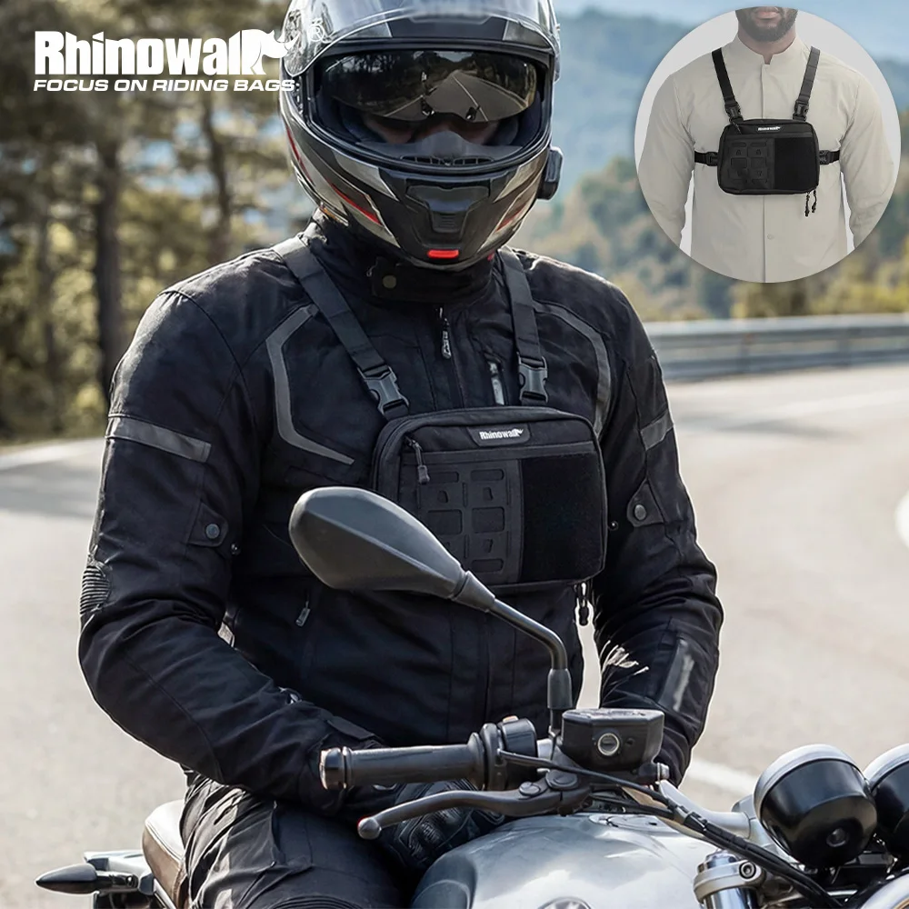 

Rhinowalk Motorcycle Chest Bag Multifunctional Tactical Bag Crossbody Bag Cycling Luggage Storage Motor Accessories