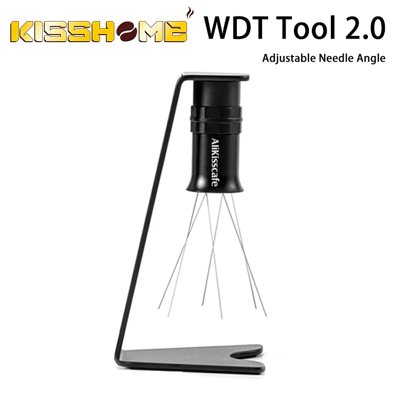 

Распределитель игл для кофе, магнитный инструмент Wdt, мешалка с регулируемым углом, подставка для выравнивания, инструменты для бариста, аксессуары для кофеварки эспрессо