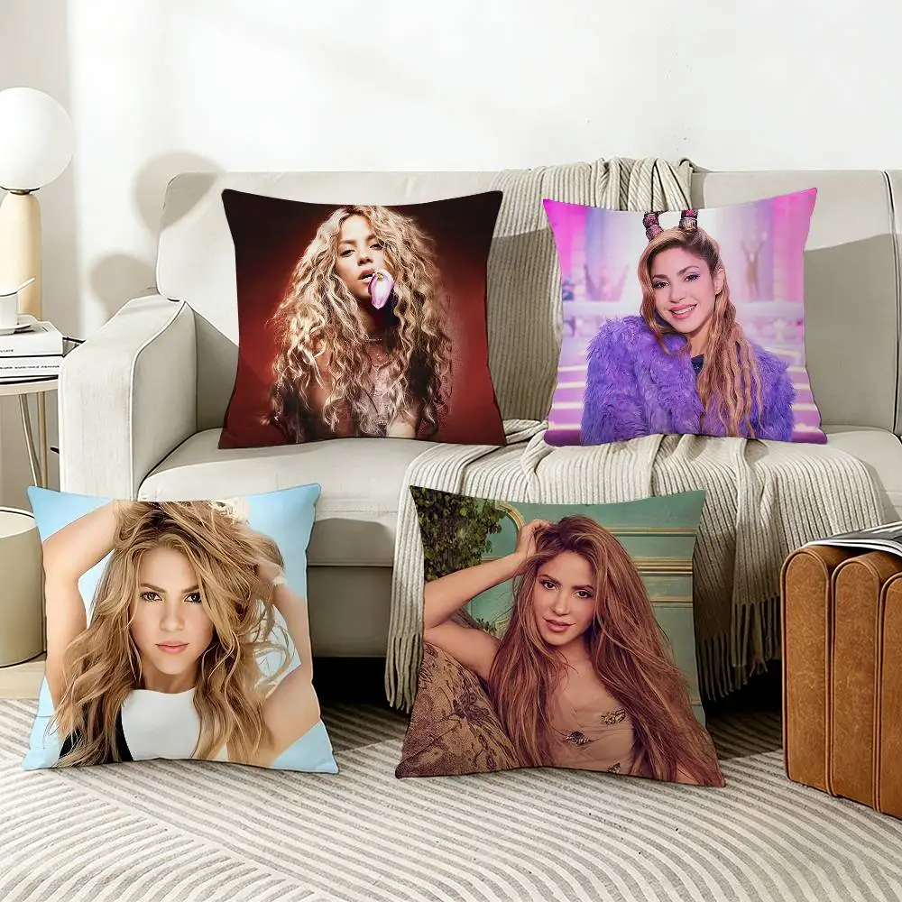 S-Shakira Pillow Cover Sofa Cushion Cover Home Room Decoration Children Gift