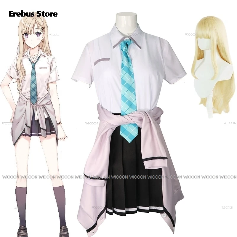 Roman Anime Saki Ayase Gimai Seikpetrol Cosplay Costume, Denciwith My Step Ajuster Jk School Uniforms, Halloween Girls 03/Outfit