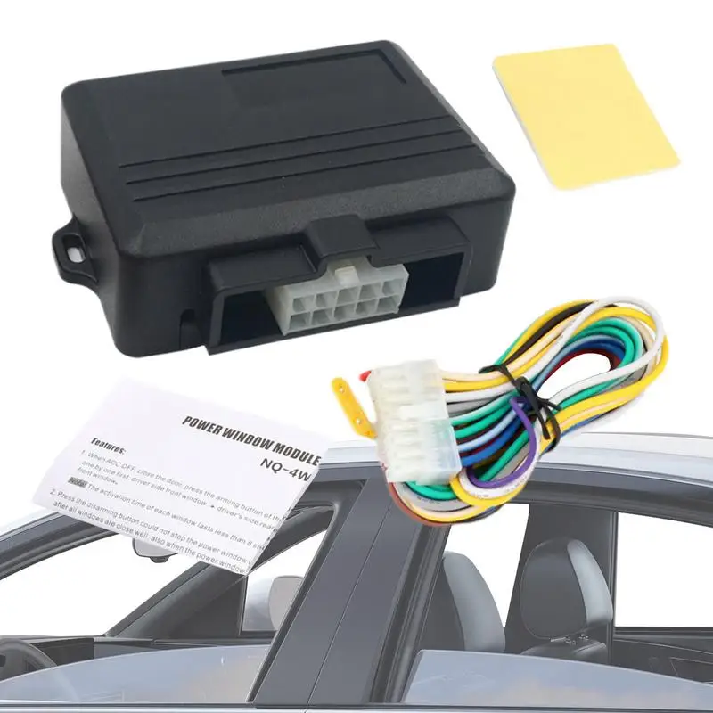 

Car Door Lock Intelligent Safe Window Control Opener Closer 12V Automatic Elevator Lock Actuator for 4 Door Window Lifting