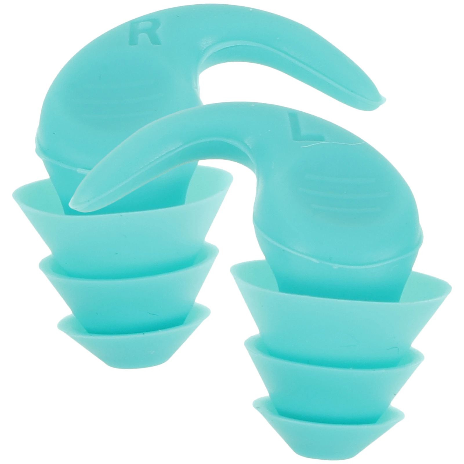 

1 Pair Silicone Ear Plugs Noise Reduction Comfortable For Swimming Concerts Reusable Durable Easy Clean