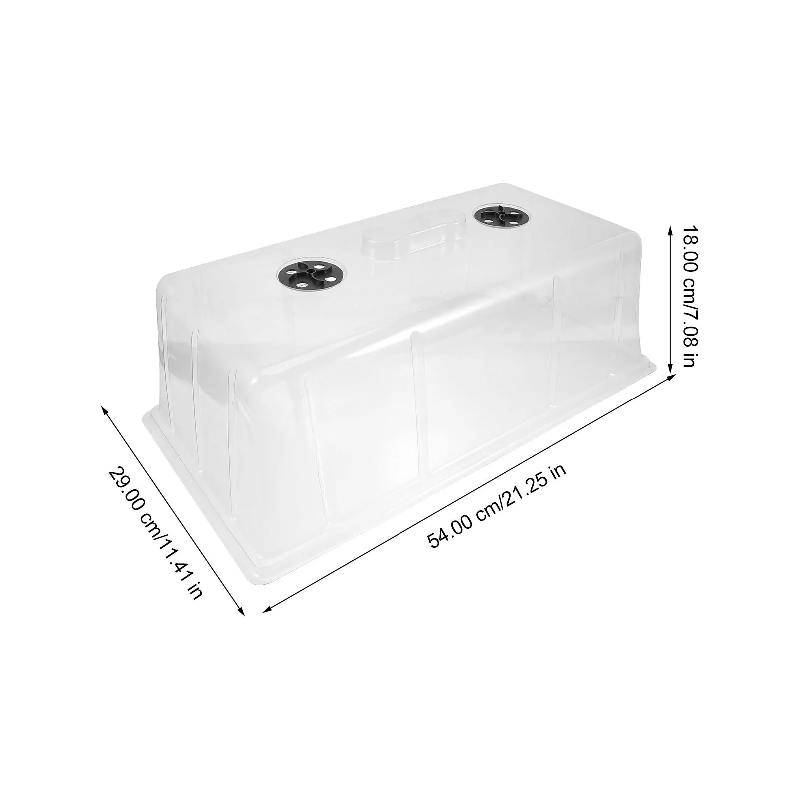 Herbruikbare Plantengroei Dome Lichtgewicht Isolatiehoes voor Kwekerij Potten Klonen Trays Tuin Vochtigheid Controle Deksel