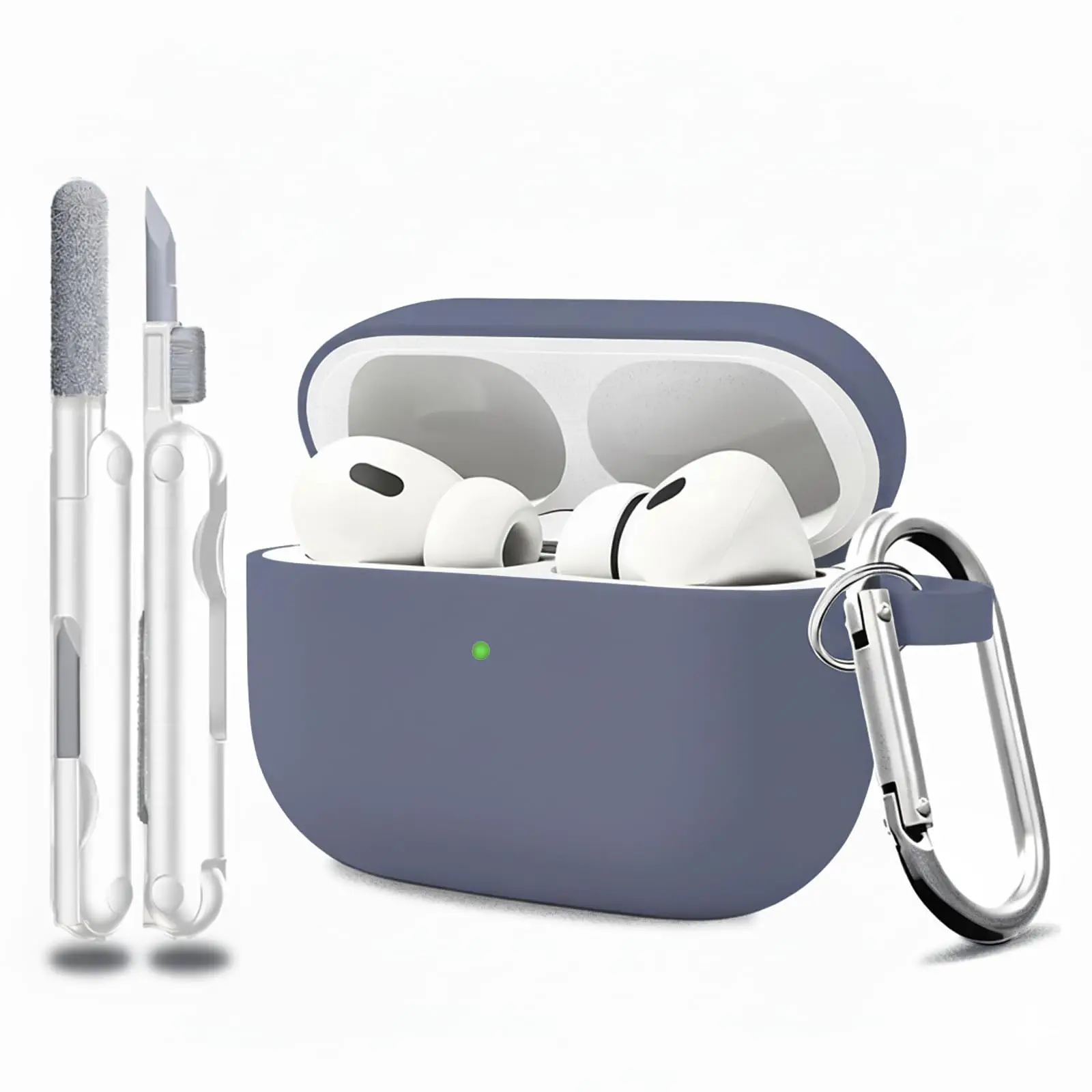 2025 für AirPods Pro 3. Generation Hülle Weiche Silikonhülle für AirPods Pro 3, Schutzhülle mit Reinigungsset für AirPods Pro 3 – Detail 20