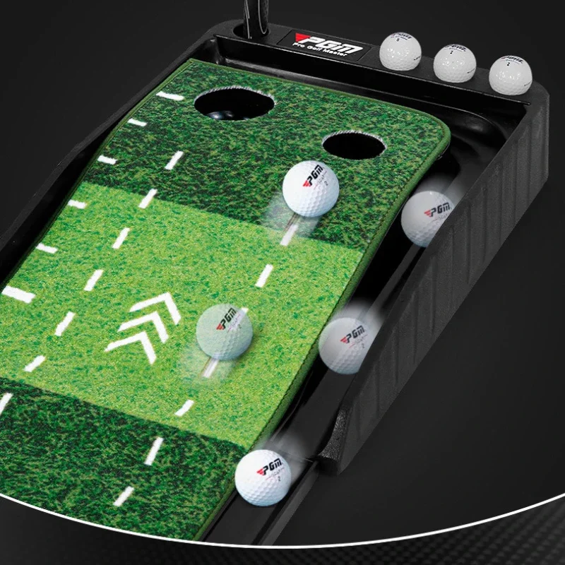 PGM 3M Green Golf Putter Trainer Putting Practice Mat Ball Return Fairway dengan Baffle TL021