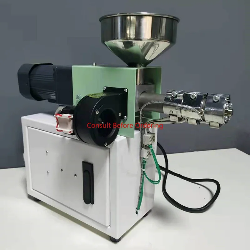

SJ15 Single Screw Extruder Molding Machine Polymer Plastic PP ABS PLA PE PC Extrusion Extruder 220v 90W