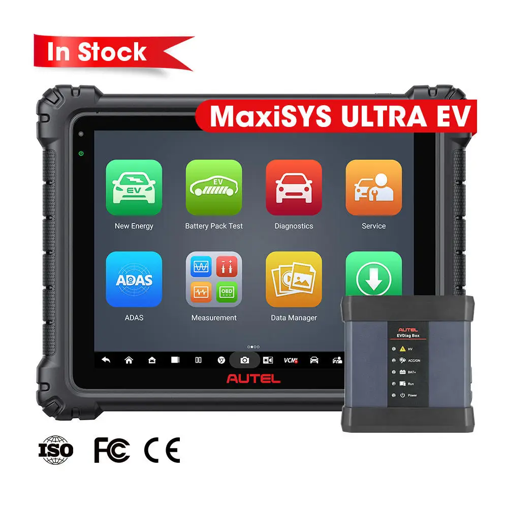 Professionale Autel maxisys ultra ev mk908 ecu programma programmabile kit diagnostico auto elettrica ad alta tensione scanner automotriz