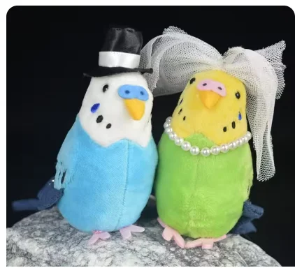 موضة جديدة الإبداعية 14 سنتيمتر الطيور ألعاب من نسيج مخملي جميل دمية ناعمة الاطفال اللعب الديكور هدية عيد ميلاد