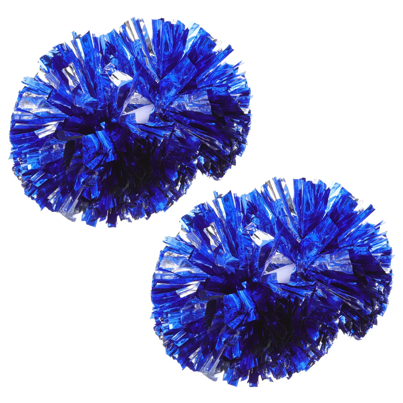 2Pcs Cheerleader Pom Poms Bright Colors Non-Shedding for Sports Games Dance Party Cheer Accessories Cheerleader Pom Poms