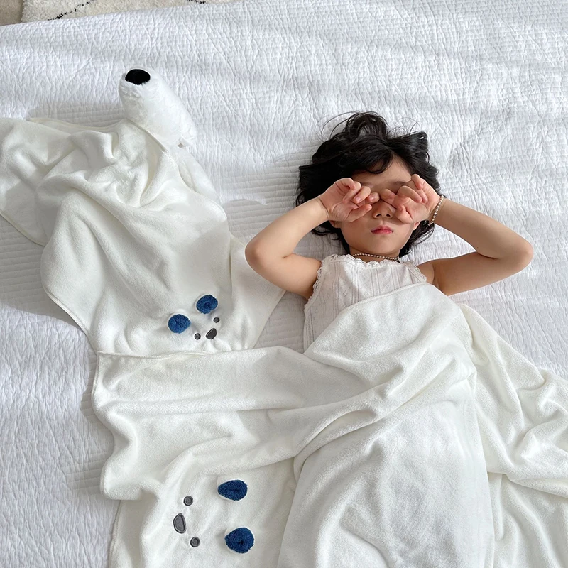 

Cartoon Cute Rabbit Kids Bath Towel Absorbent Bear Cartoon Microfiber Beach Bath Towel Quick-drying Adult towel gift Home Decor