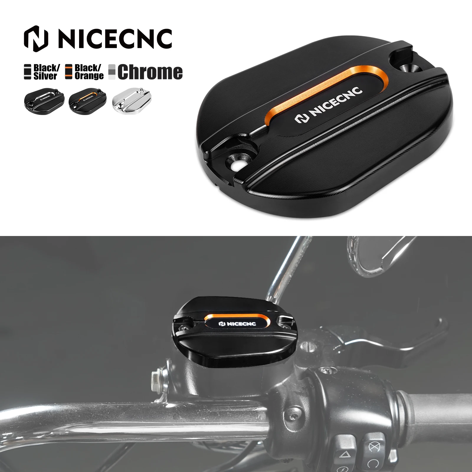 

Front Brake Master Cylinder Cover Cap For Harley Sportster 883 Low XL883L Sportster 1200 Low XL1200L Seventy Two Forty Eight