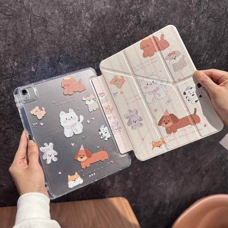 

Tablet Cover for IPad 10.2 Case 7/8/9th Gen IPad Mini 6th Generation 2021 Pro 11 2nd 3rd 4th IPad 2017 10.5 Inch Dachshund Dog