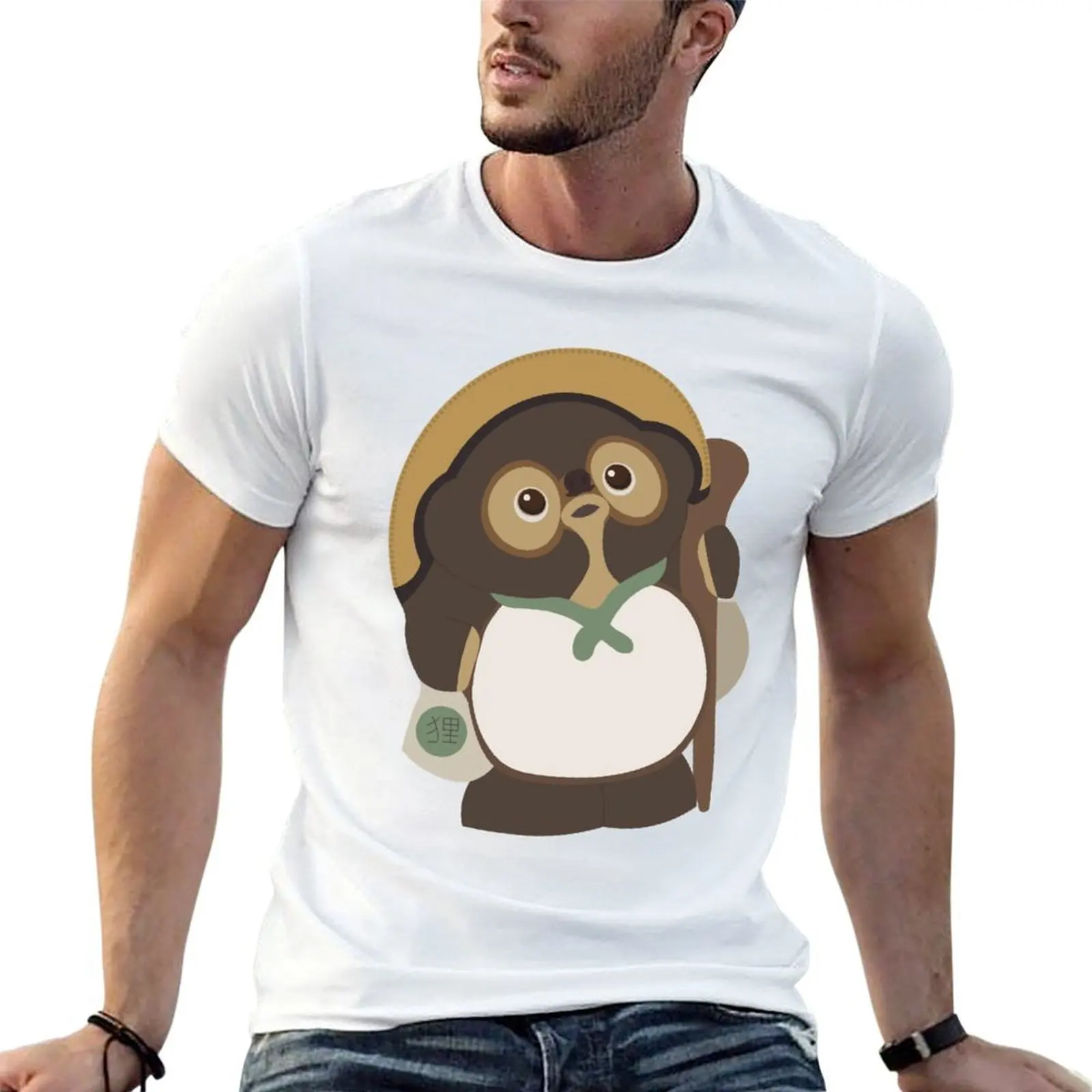

Tanuki Statue 2 T-Shirt t shirts for man pack white t shirts for man cotton T-Shirt