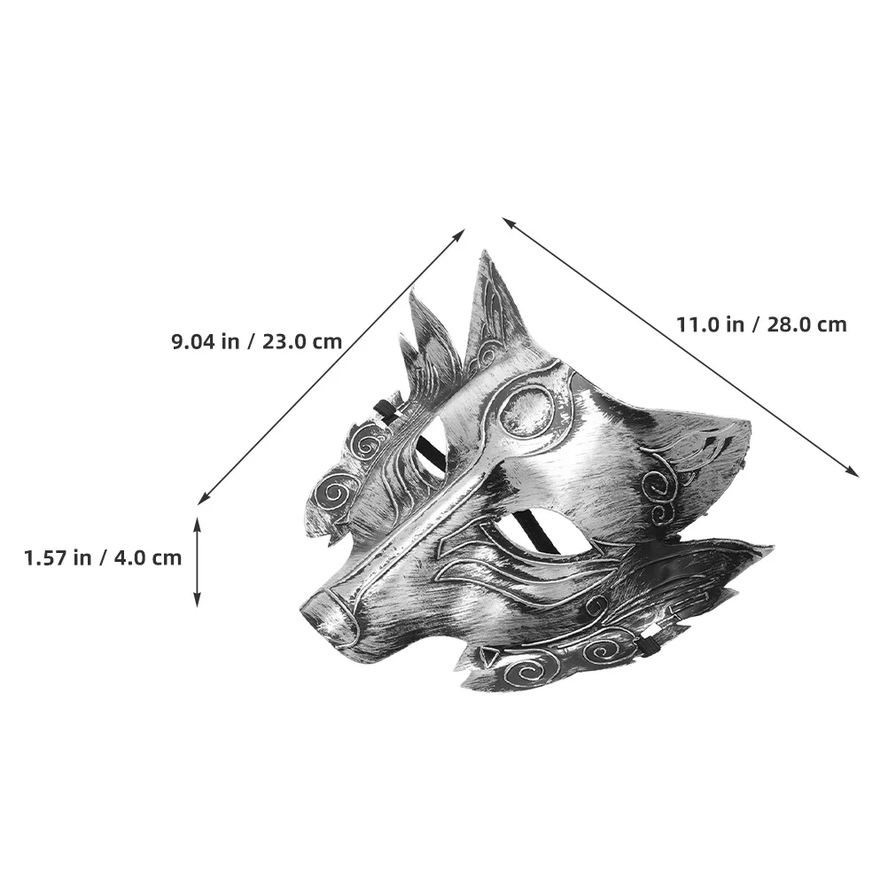 

Маска с головой волка на Хэллоуин, реалистичная страшная реквизит для косплея, аксессуар для костюма для вечеринки, маскарадная маска животного, принадлежности для выступлений