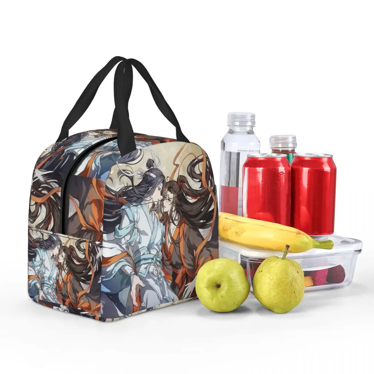 الجامح WangXian الأرنب مو داو زو شي معزول حقيبة الغداء للنساء مكتب برودة صندوق طعام حراري حمل صناديق الغداء الحاويات #5