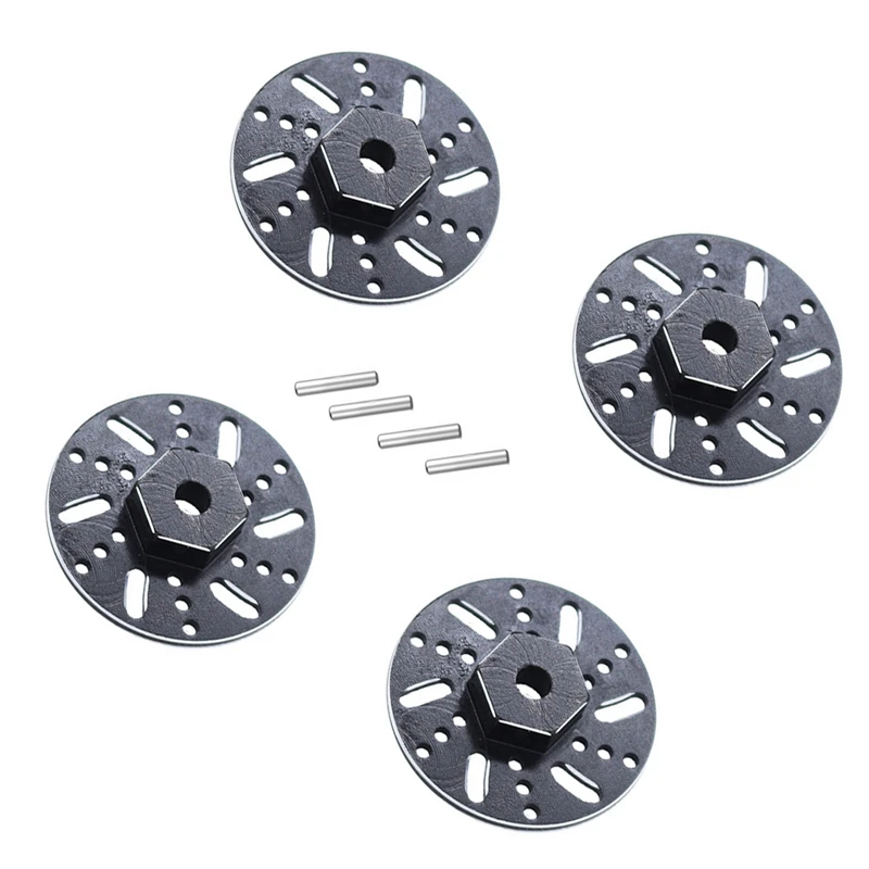 4Pcs Metal 9Mm Wheel Hex Adapter Brake Disc For SG 1603 SG1603 SG1604 UD1601 UD1603 UD1604 1/16 RC Car Upgrades Parts