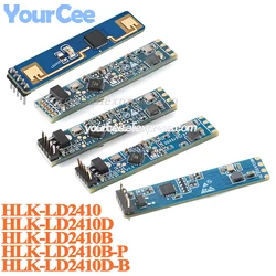 10pcs/1pc HLK-LD2410B LD2410 LD2410D High Sensitivity 24G Human Presence Statu Radar Heartbeat Detection Sensor Module LD2410B-P