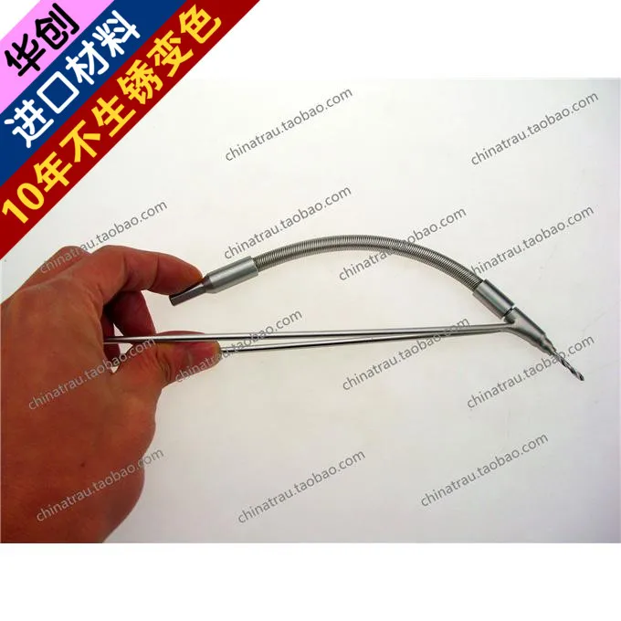 

orthopedic instrument stainless steel flexible drill bit with sleeve drill guide 2.5mm Medical soft drill pelvis reconstruction