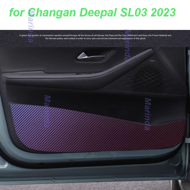 

Car Door Anti-kick Mats for Changan Deepal SL03 2023 Door Protective Pad PVC Cover Wear-Resistance Interior Accessories