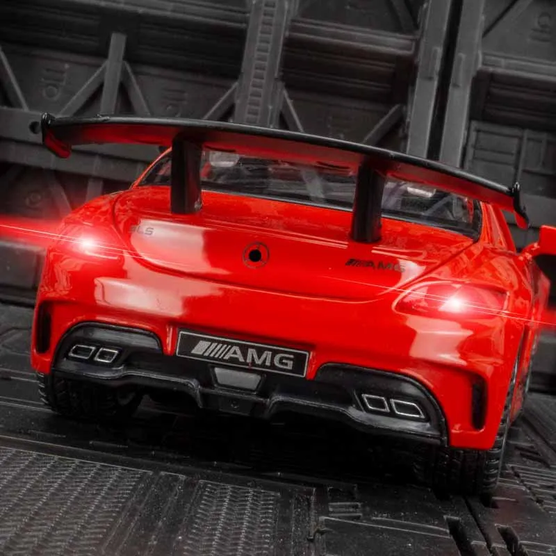 Simulação 1:32 Big Ben SLS liga modelo de carro modelo de carro de metal ornamento para presente de feriado de meninos