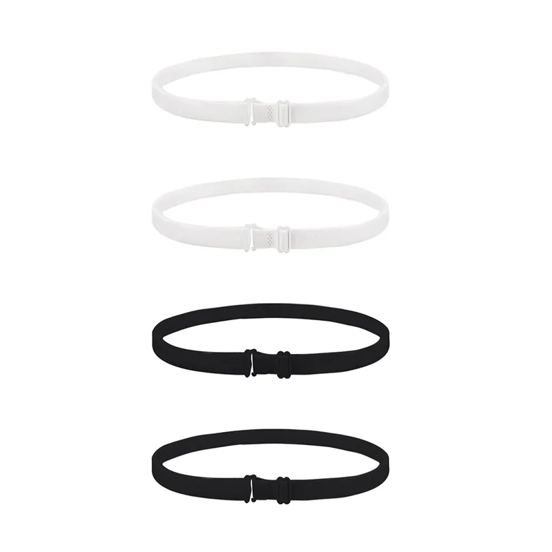 

ABRT-4 PCS Crop Adjustable Band Set Crop Tool For Shirt, Crop Band Set For Tucking Shirts, Elastic Belts For Women Tops, Shirt B