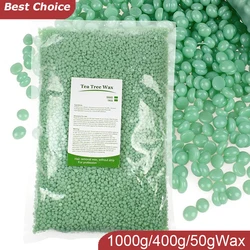 1000g/400g/50g Hot Wax Hair Removal Depilatory Waxing Wax Beads For Wax Heater Painless for Body Hairs Removal Beans