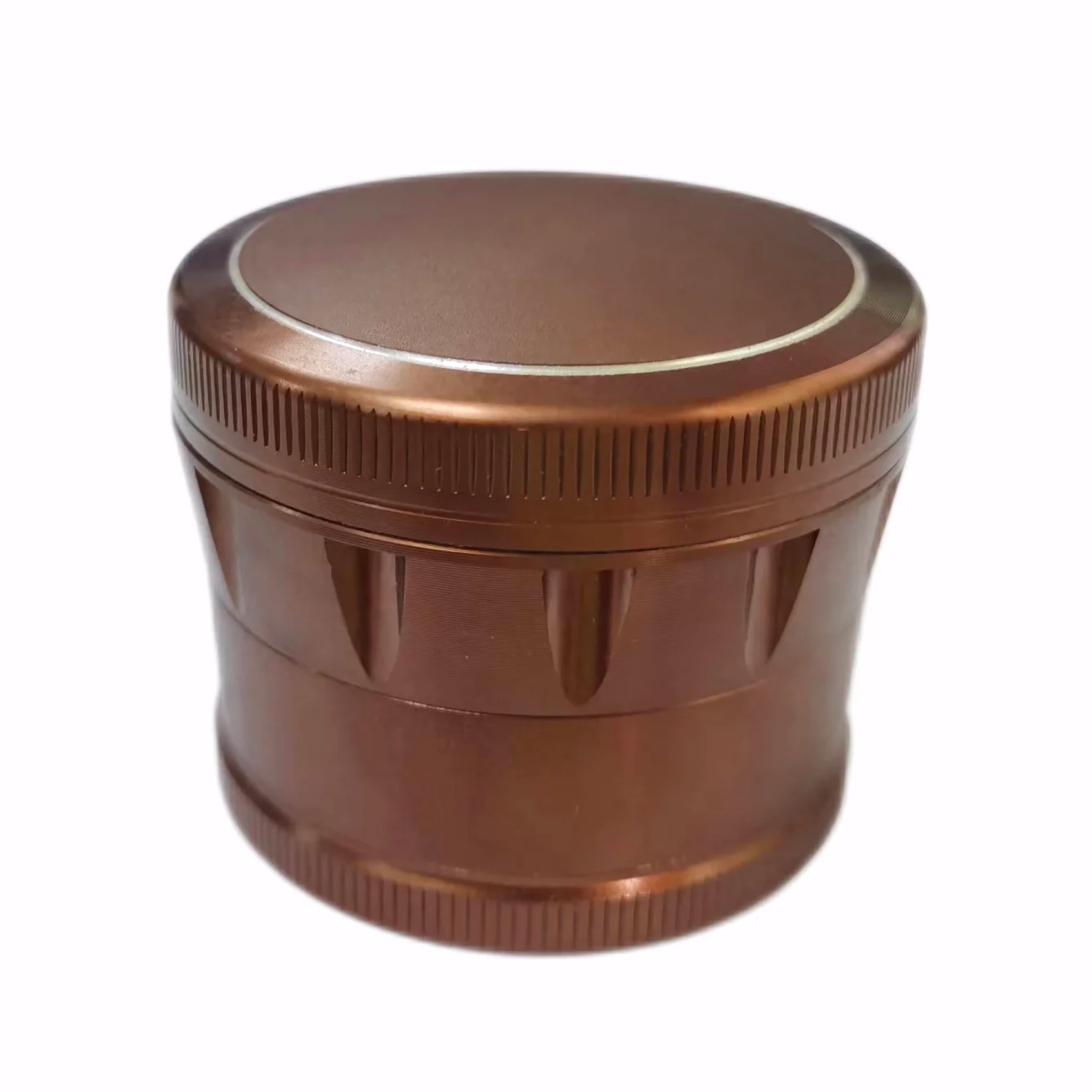 2.5" 4-Layers Aluminum Alloy Metal Tobacco spice Grinder Smoking Herb  Sharp Diamond Teeth Grinder view 5