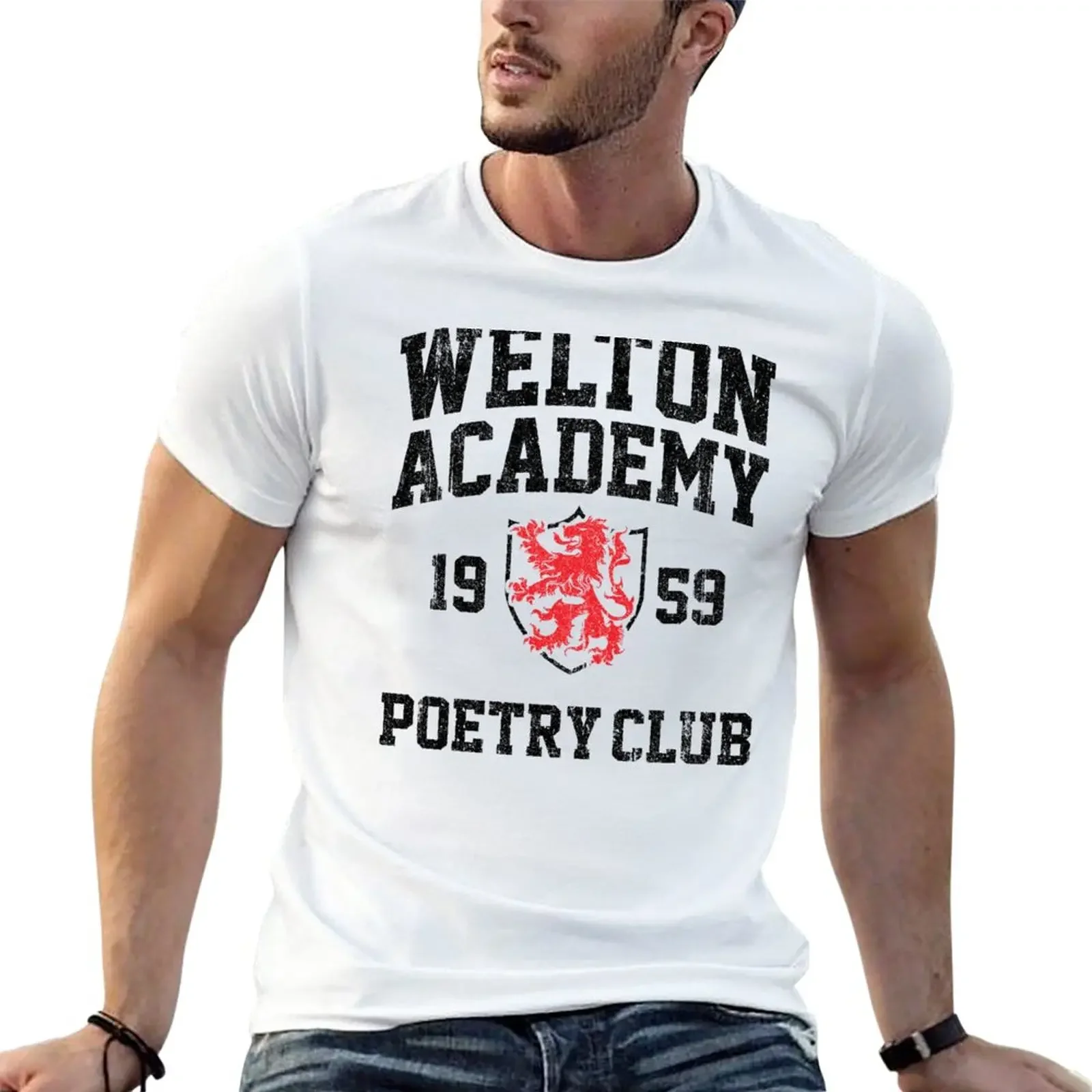 Welton Academy Poetry Club (Variant) T-Shirt customizeds summer clothes vintage clothes plus sizes mens t shirt graphic