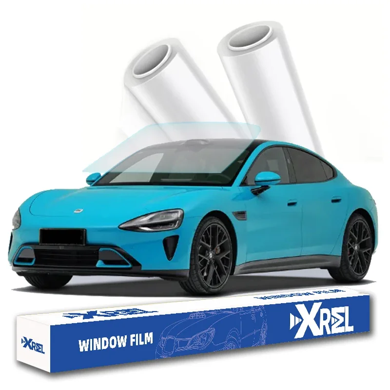 

XRAML Безопасная, взрывозащищенная и ударопрочная прозрачная самовосстанавливающаяся защитная оконная пленка из ТПУ PPF для переднего лобового стекла автомобиля