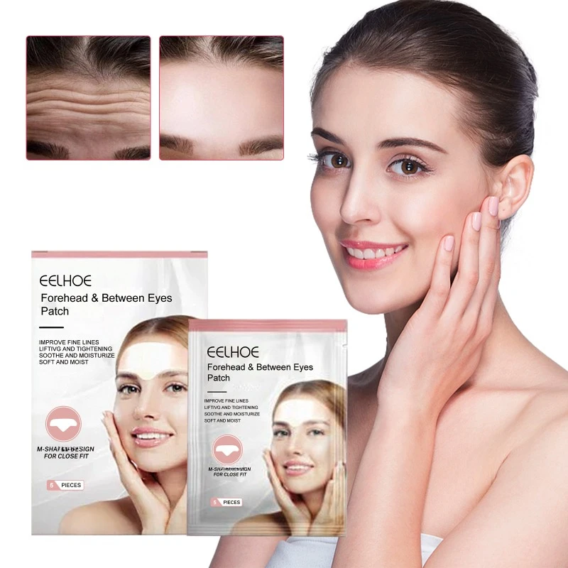 Anti-wrinkle Forehead Line Removal Patch fade fine lines Firming Frown Lines Face Skin Care Anti-aging Between Eyes Stickers