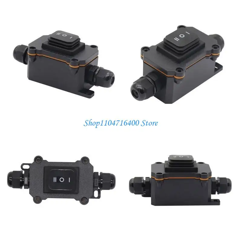 Y1gd Heavy Duty 12V 16A Rocker Switch สายไฟสูง PG9 กันน้ำประเภทเรือสวิทช์ไฟฟ้าอุปกรณ์