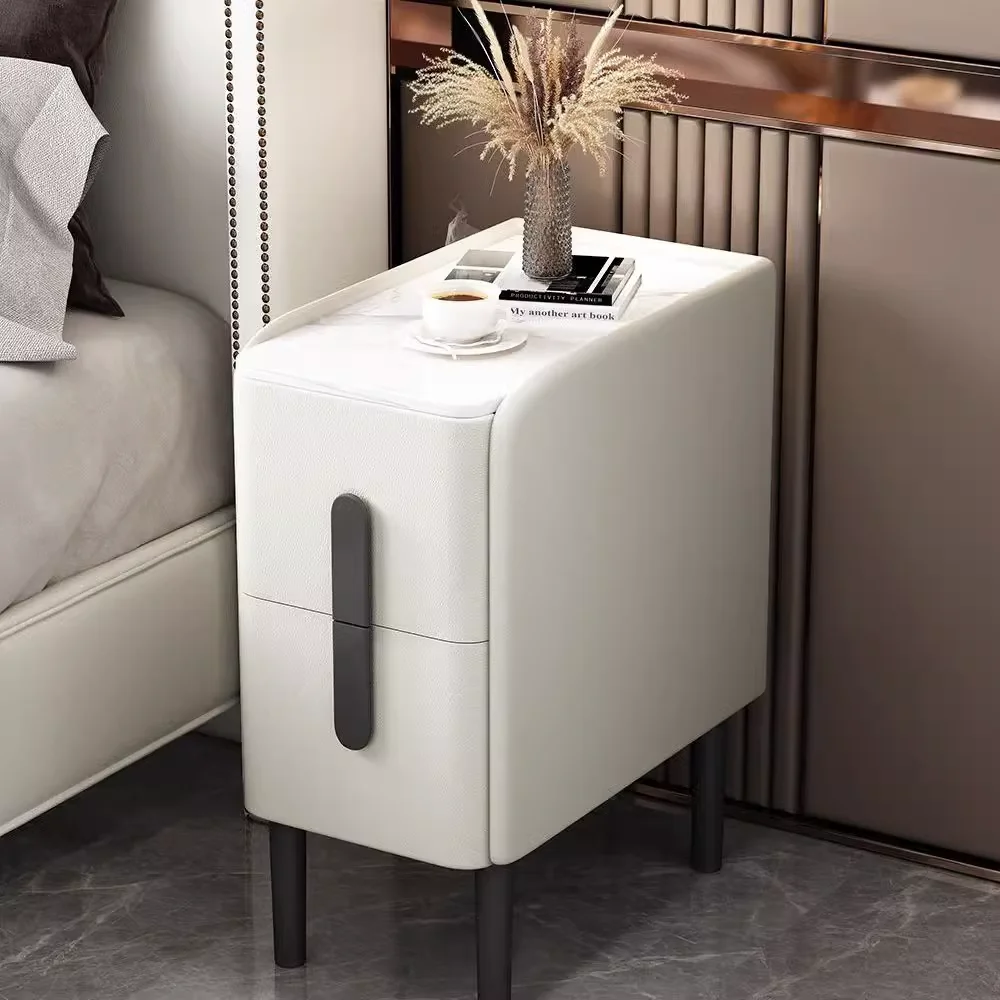 

Итальянские минималистичные тумбочки, узкие белые мини-тумбочки для хранения маленького размера, бокс для хранения, органайзеры для стола, тумба, мебель для спальни
