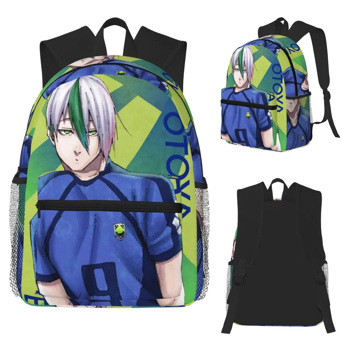 

Anime BLUE LOCK Student Backpack School Bag Hiking Travel Daypack for Men Women Fashion Bookbag Shoulder Bags