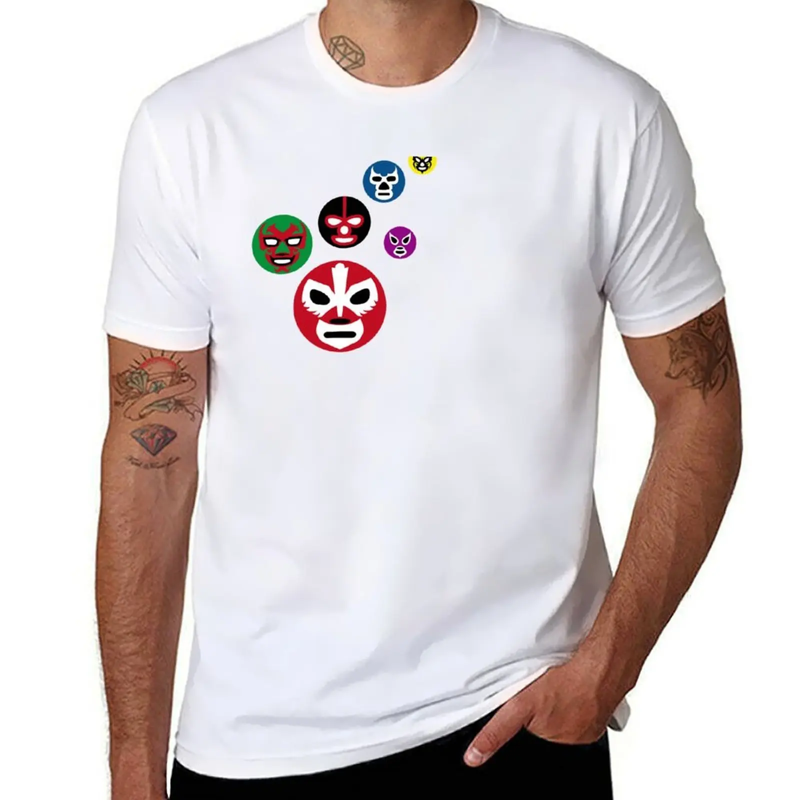 

LUCHA58#15 T-Shirt man t shirts high quality luxury brand t shirt for man T-Shirt