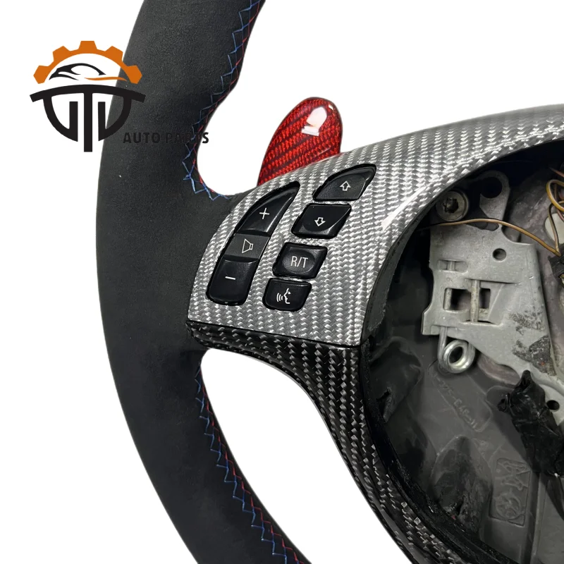 Customsized Auto Car Parts Steering Wheel With Perforated Leather Fit For bmw E60