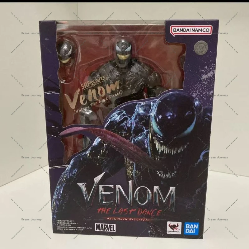 

В наличии Bandai SHF Marvel Venom Last Dance ручной работы около 19 см, коллекция подарков для кукол