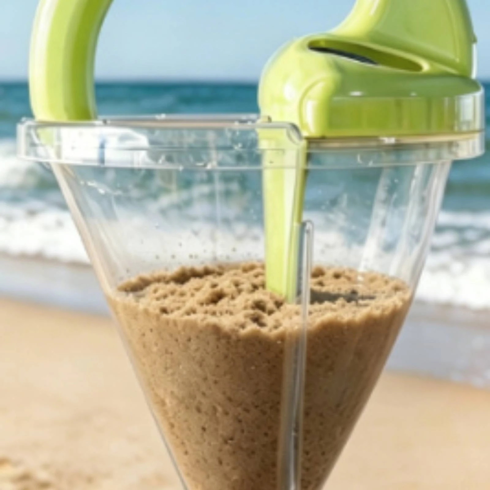 Sand Funnel Kids Sand Funnel with Handle Sandbox Toy Lightweight Compact for Families, Sandcastle Building