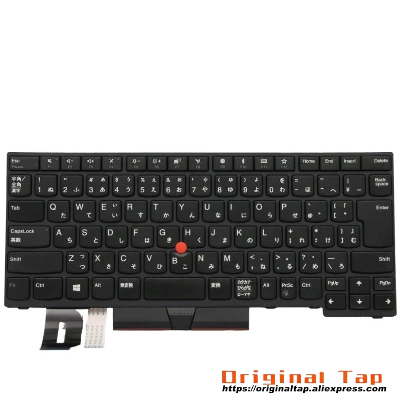 JP Japanese Keyboard for Lenovo Thinkpad E495 E480 E485 E490 T480S T490 T495 P43S L480 L490 L380 L390 Yoga 01YP270 01YP350 01YP5